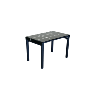 Стеклянный стол на кухню А105 Черный
