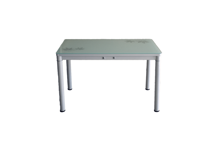 Стеклянный кухонный стол А59-127 Белый 0