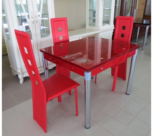 Стеклянный кухонный стол 6069A 0