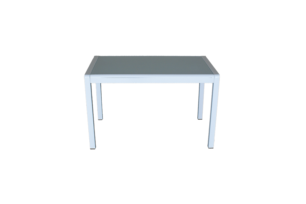 Стеклянный кухонный стол А074 Белый 0