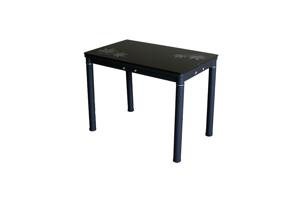 Стеклянный кухонный стол А59-106 Черный main