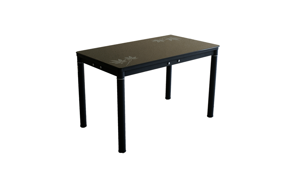 Стеклянный кухонный стол А59-127 Черный main
