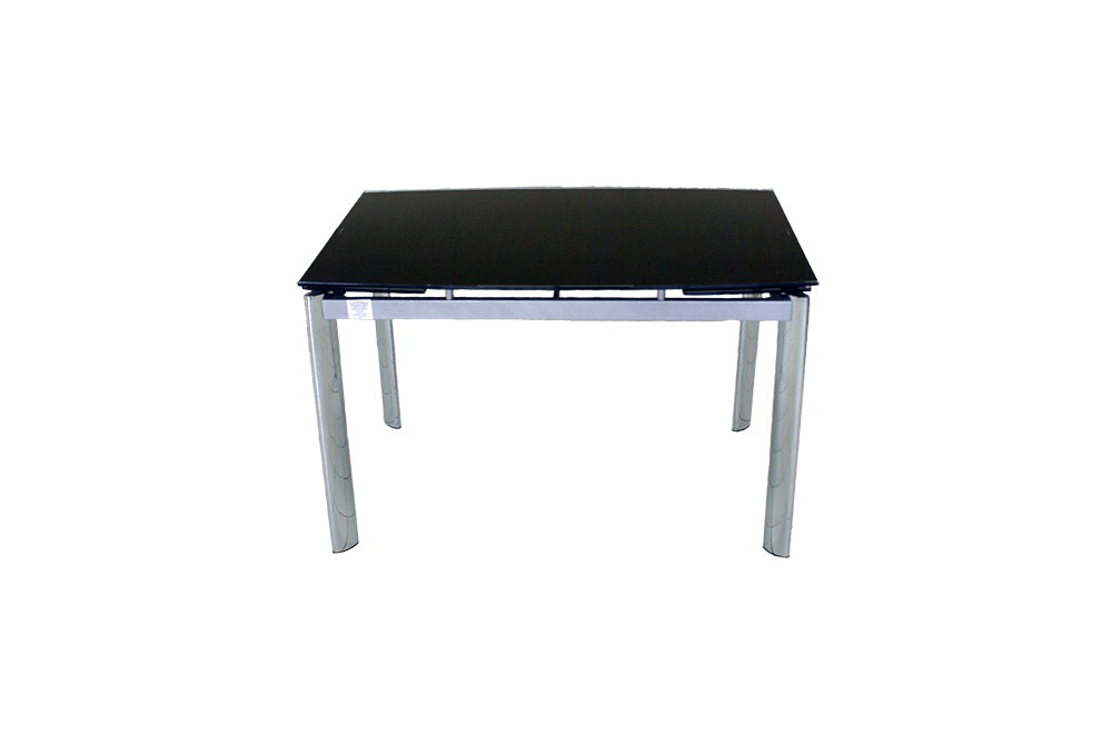 Стеклянный обеденный стол В100-128 Черный 0