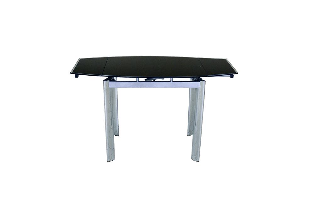 Стеклянный кухонный стол В100-86 Черный 2